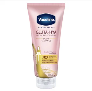 لوسیون سرمی وازلین مدل Gluta-Hya با خاصیت درخشش و شادابی پوست ۳۰۰ میلی لیتر