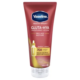 لوسیون سرمی وازلین مدل Gluta-Hya با خاصیت ضدپیری ۳۰۰ میلی لیتر