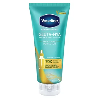 لوسیون سرمی وازلین مدل Gluta-Hya با خاصیت نرمکنندگی و صافکنندگی ۳۰۰ میلی لیتر